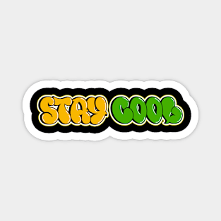 Stay cool word letters graffiti comic colorful style Magnet