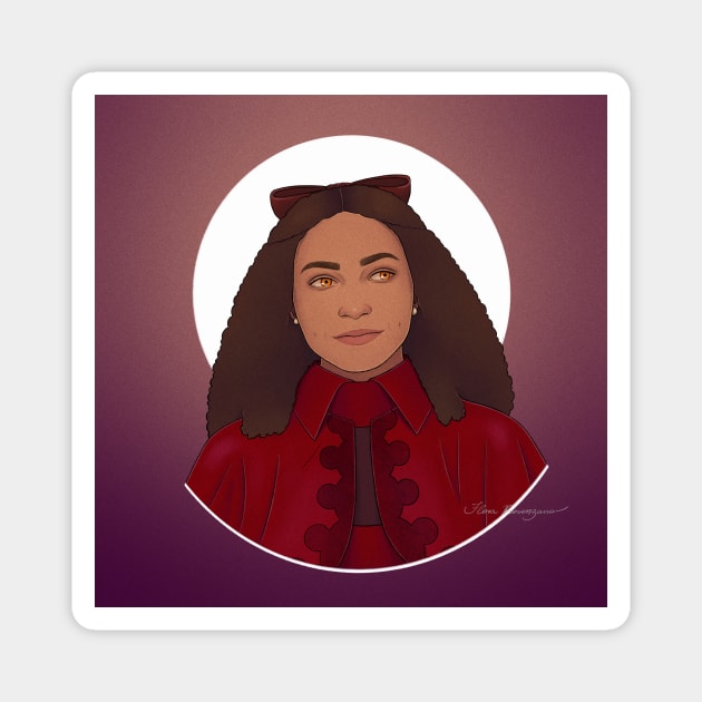 Vampire Claudia Magnet by Flora Provenzano