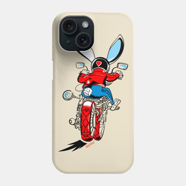 Driving Rabbit Phone Case by Enickma