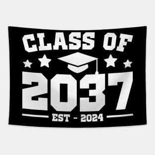 Class Of 2037 2024 Grow With Me Kindergarten Kids Boys Girls Tapestry