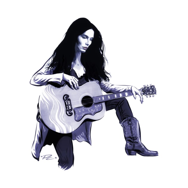 Emmylou Harris - An illustration by Paul Cemmick by PLAYDIGITAL2020