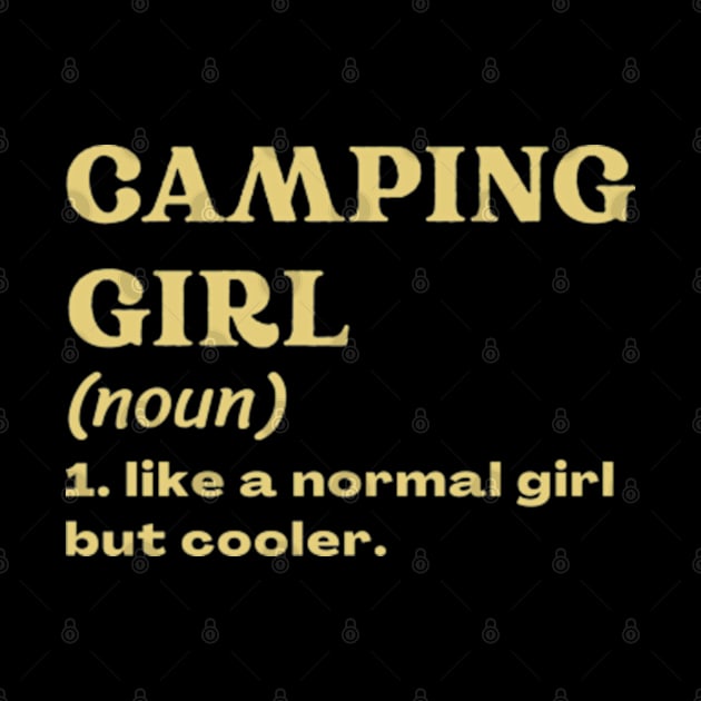 Camping Girl by ClorindaDeRose