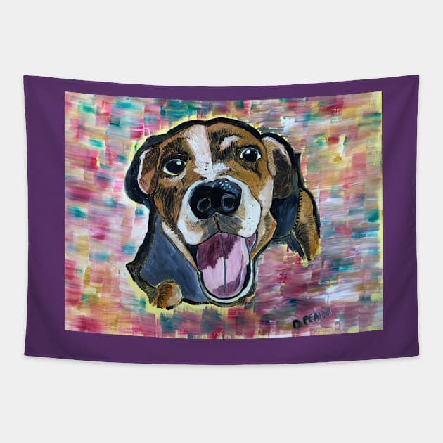 Puppy Love Tapestry by dpenn