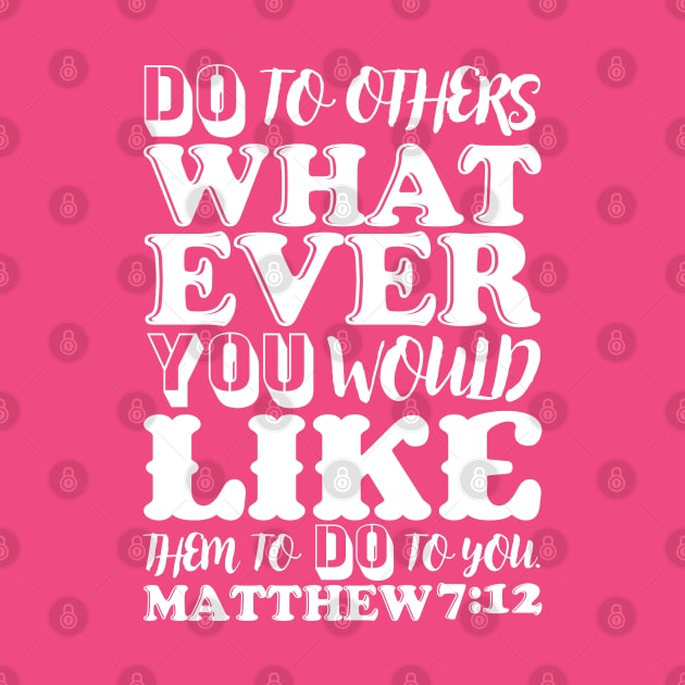 Matthew 7:12 by Plushism