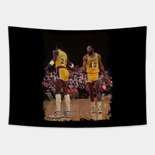Michael Cooper and James Worthy, 1986 Tapestry
