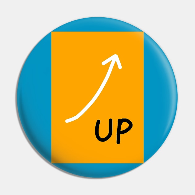 Up! (Orange) Pin by Gizi Zuckermann Art