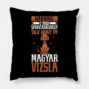 Magyar Vizsla lover Pillow