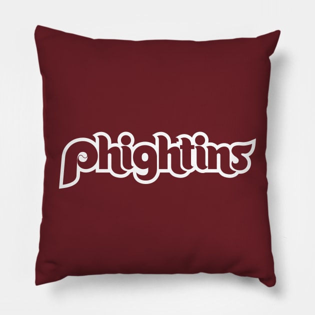 Phillies Phightins Pillow by ShirtsVsSkins