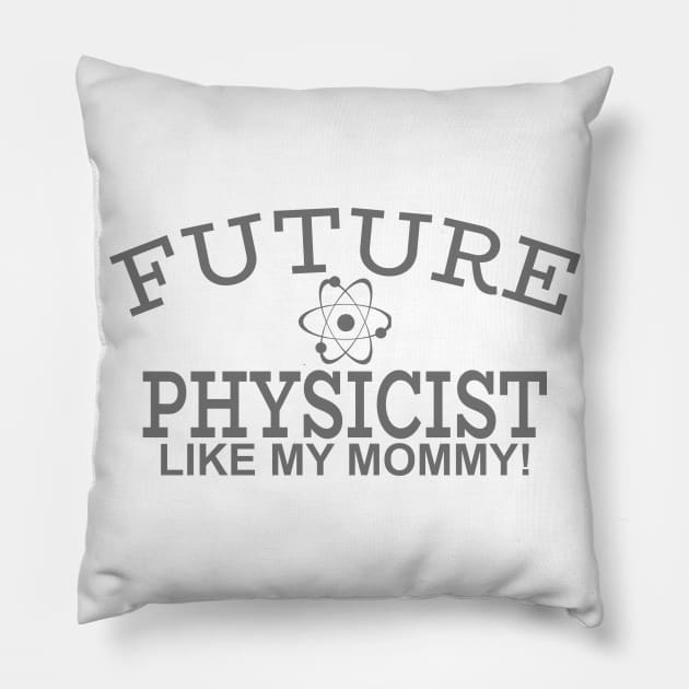 Future Physicist Like My Mommy Pillow by PeppermintClover