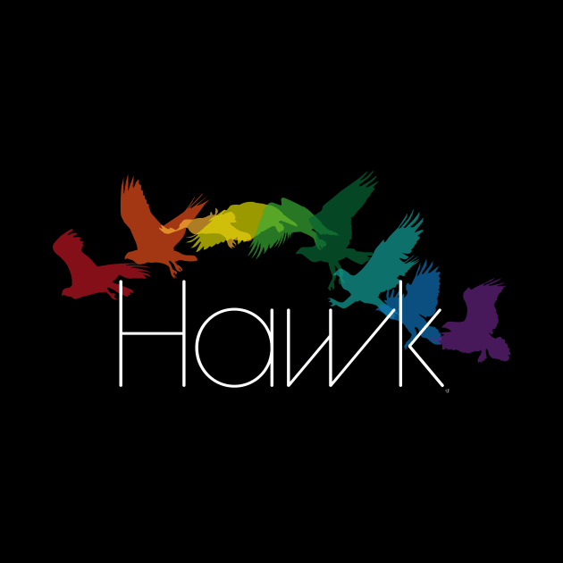 rainbow hawk by justduick