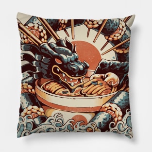 Dragon Sushi Ramen Pillow