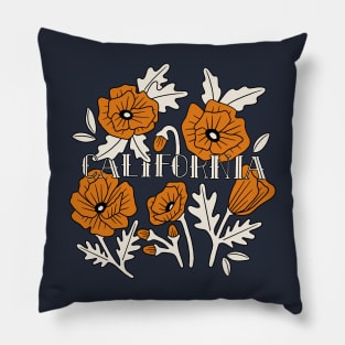 California Poppies Pillow