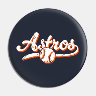 Retro Astros offset Pin