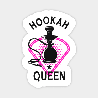 Hookah Queen Shisha Vaper Water Pipe Women Magnet