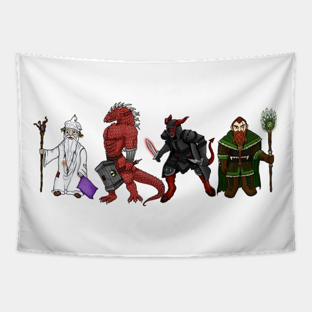 One-shot Onslaught - Core Group Tapestry by oneshotonslaught