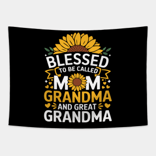 Blessed To Be Called Mom Grandma Great Grandma Tapestry