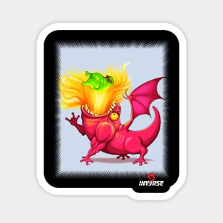 Covid19 dragon roast Magnet