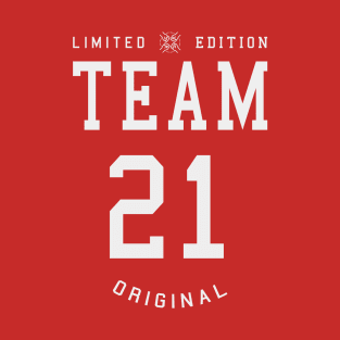 Team 21 Years Old Birthday T-Shirt