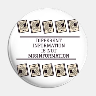 Misinformation versus Different Information Pin