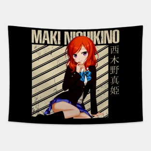 Maki Nishikino's Musical Brilliance Tee Tapestry