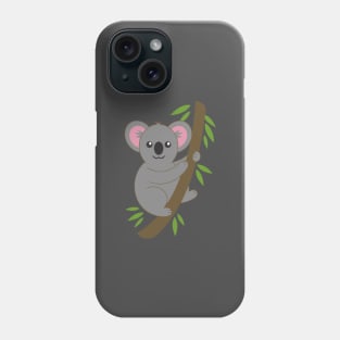 Baby Koala Bear Hugging a Tree Phone Case