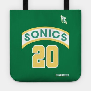 Gary Payton Retro Supersonics Jersey 90s Style Fan Art Tote