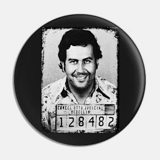 Escobar Mugshot Pin