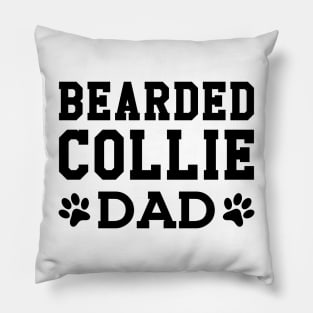 Bearded Collie Dad Pillow