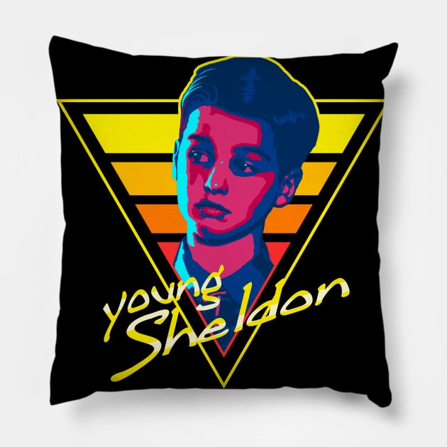 Young Sheldon Pillow by ZlaGo