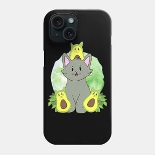 Tropical Avogato Kitty Cats Phone Case