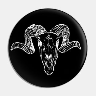 Ram skull Pin