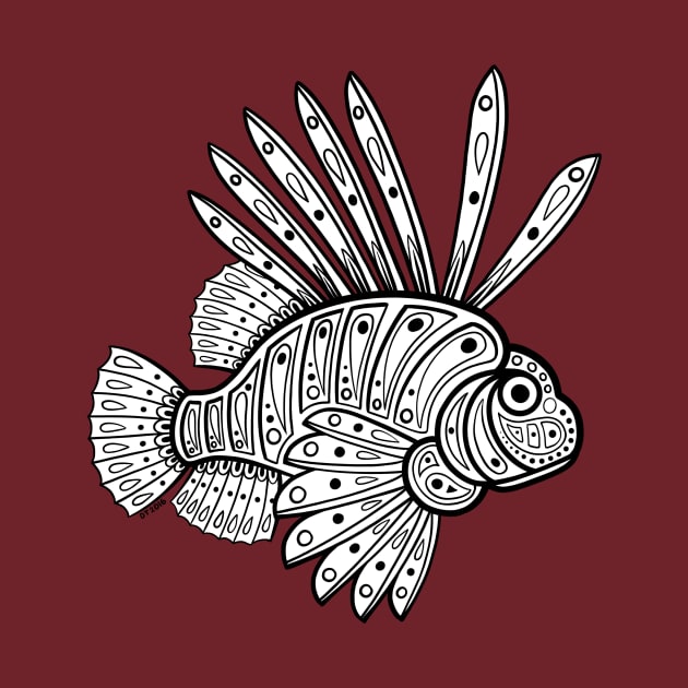 Native Inspired Lion Fish by DahlisCrafter