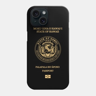 Hawaii passport Phone Case