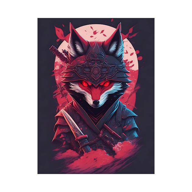 Evil Ninja Wolf by Morttuza