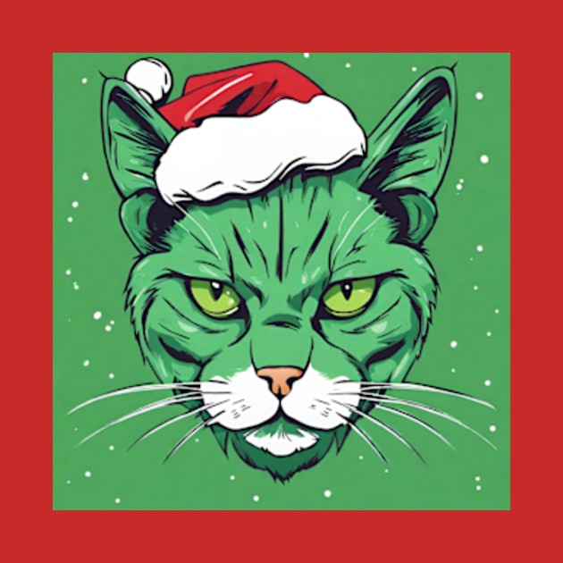 grinch stole christmas cat by cloudviewv2