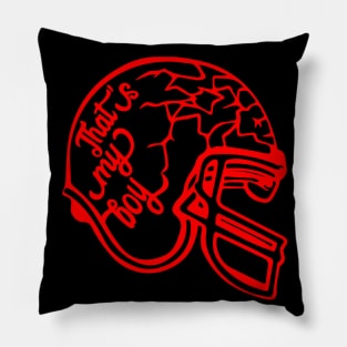 That's My Boy shirt, Football son Shirt, Football Helmet Shirt, Football son , Rugby Ball Shirt Pillow