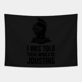 Jousting | Funny Renaissance Festival Design Tapestry