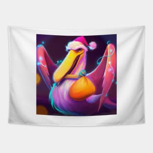 Cute Pelican Drawing Tapestry