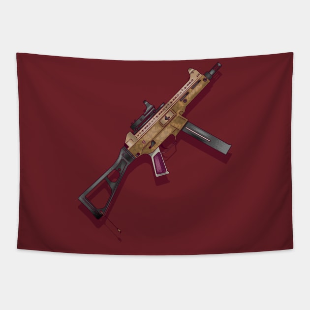 The Sandking - SMG Tapestry by Dizzytastic