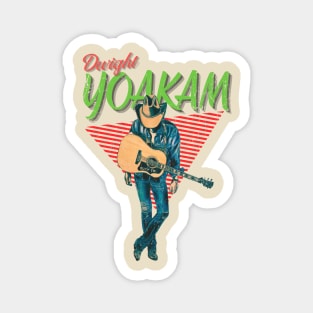 Dwight Yoakam Vintage 1986  // Honky Tonkin Original Fan Design Artwork Magnet