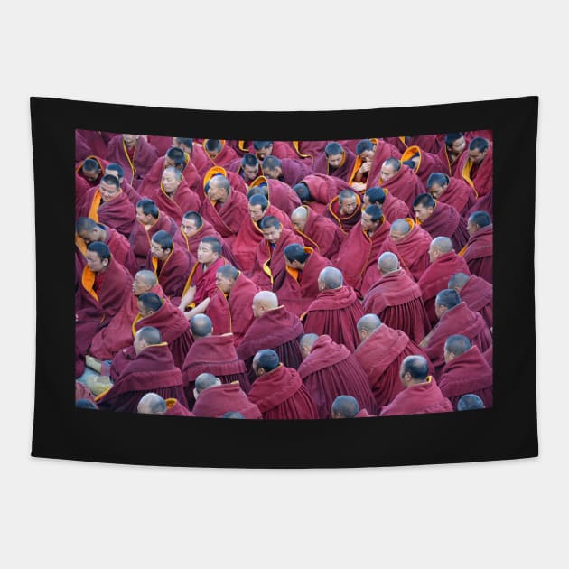 Peaceful Assembly Tapestry by AlexaZari