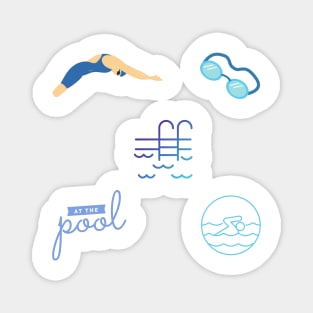 Swimmer Variety Pack Magnet