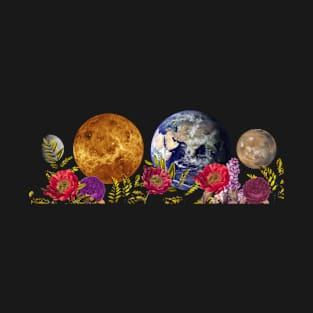 Floral Planets T-Shirt