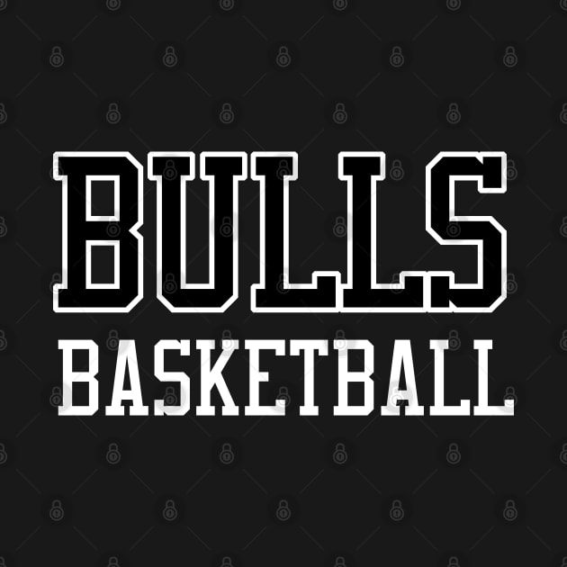 Bulls Basketball by Buff Geeks Art