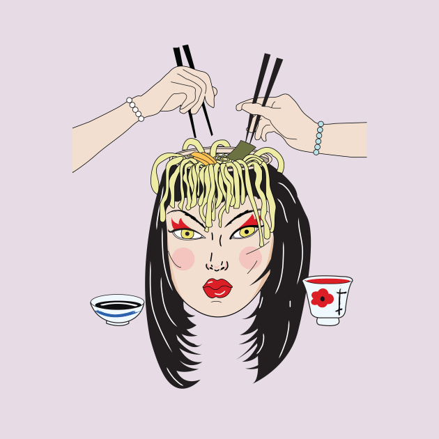 Ramen-head by LunaElizabeth