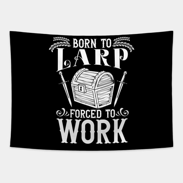Born to LARP - Live Action Role Playing Tapestry by Modern Medieval Design
