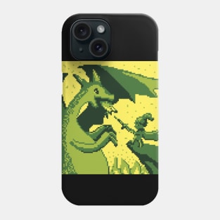 Knight and the Fire Dragon Phone Case