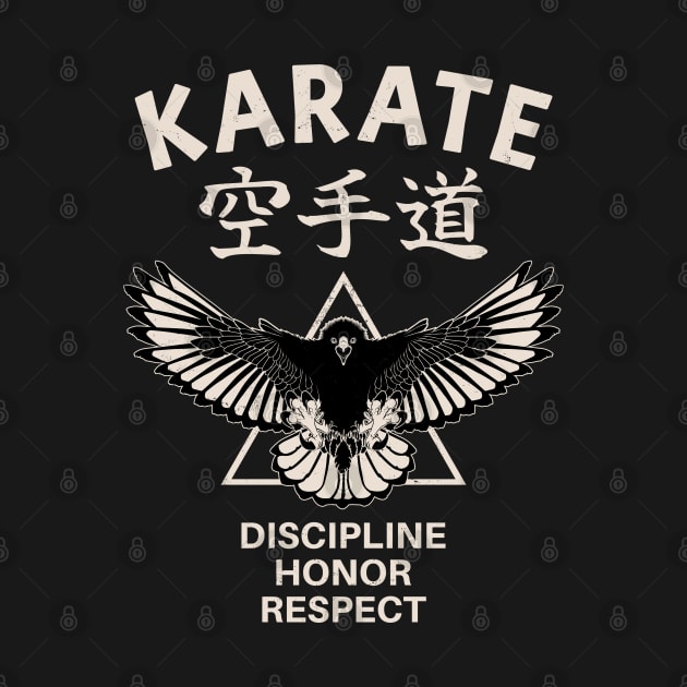 Karate Eagle by NicGrayTees