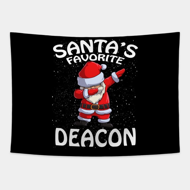 Santas Favorite Deacon Christmas Tapestry by intelus