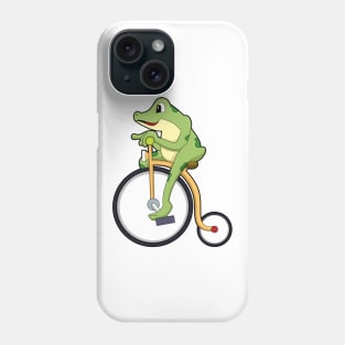 Frog at Circus with Bicycle Phone Case